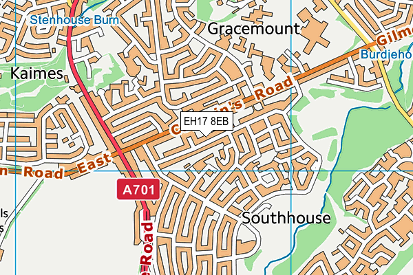EH17 8EB map - OS VectorMap District (Ordnance Survey) EH17 8EB map - OS VectorMap District (Ordnance Survey)