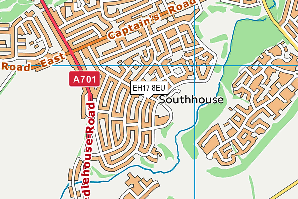 EH17 8EU map - OS VectorMap District (Ordnance Survey) EH17 8EU map - OS VectorMap District (Ordnance Survey)