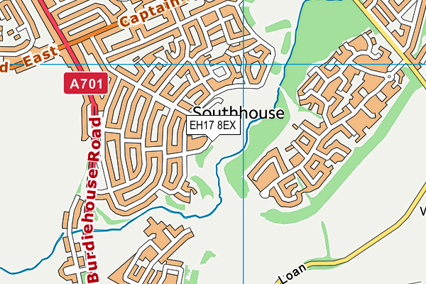 EH17 8EX map - OS VectorMap District (Ordnance Survey) EH17 8EX map - OS VectorMap District (Ordnance Survey)