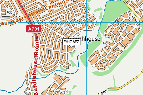 EH17 8EZ map - OS VectorMap District (Ordnance Survey) EH17 8EZ map - OS VectorMap District (Ordnance Survey)