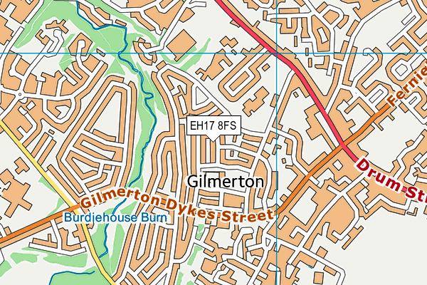 EH17 8FS map - OS VectorMap District (Ordnance Survey) EH17 8FS map - OS VectorMap District (Ordnance Survey)