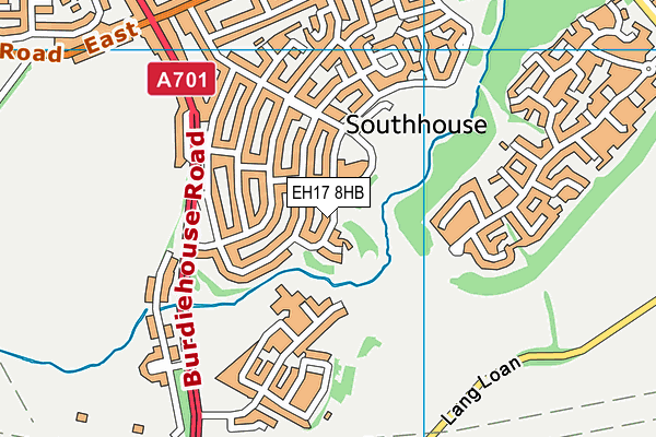 EH17 8HB map - OS VectorMap District (Ordnance Survey) EH17 8HB map - OS VectorMap District (Ordnance Survey)