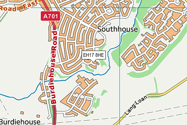 EH17 8HE map - OS VectorMap District (Ordnance Survey) EH17 8HE map - OS VectorMap District (Ordnance Survey)