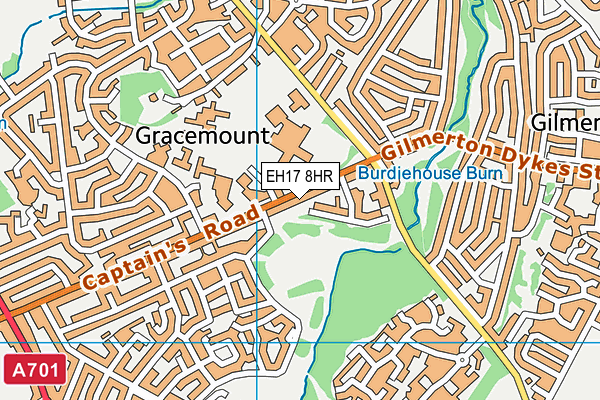 EH17 8HR map - OS VectorMap District (Ordnance Survey) EH17 8HR map - OS VectorMap District (Ordnance Survey)