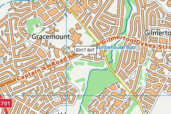 EH17 8HT map - OS VectorMap District (Ordnance Survey) EH17 8HT map - OS VectorMap District (Ordnance Survey)