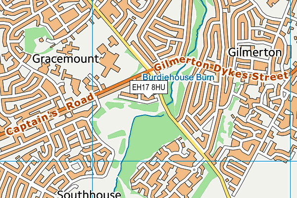 EH17 8HU map - OS VectorMap District (Ordnance Survey) EH17 8HU map - OS VectorMap District (Ordnance Survey)