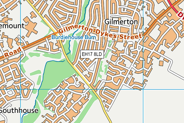 EH17 8LD map - OS VectorMap District (Ordnance Survey) EH17 8LD map - OS VectorMap District (Ordnance Survey)