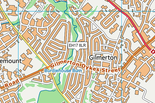 EH17 8LR map - OS VectorMap District (Ordnance Survey) EH17 8LR map - OS VectorMap District (Ordnance Survey)