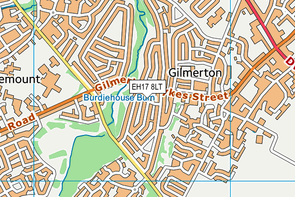 EH17 8LT map - OS VectorMap District (Ordnance Survey) EH17 8LT map - OS VectorMap District (Ordnance Survey)