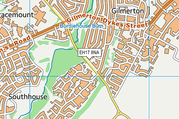EH17 8NA map - OS VectorMap District (Ordnance Survey) EH17 8NA map - OS VectorMap District (Ordnance Survey)