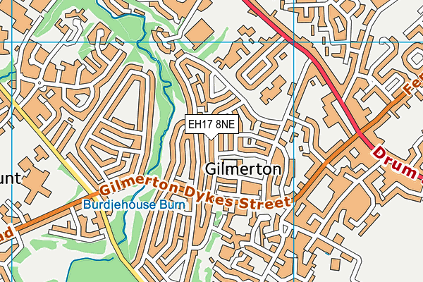 EH17 8NE map - OS VectorMap District (Ordnance Survey) EH17 8NE map - OS VectorMap District (Ordnance Survey)