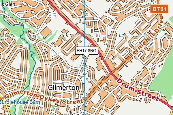 EH17 8NG map - OS VectorMap District (Ordnance Survey) EH17 8NG map - OS VectorMap District (Ordnance Survey)