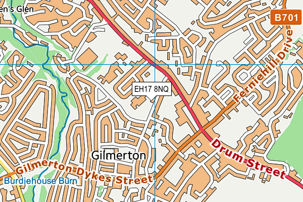 EH17 8NQ map - OS VectorMap District (Ordnance Survey) EH17 8NQ map - OS VectorMap District (Ordnance Survey)
