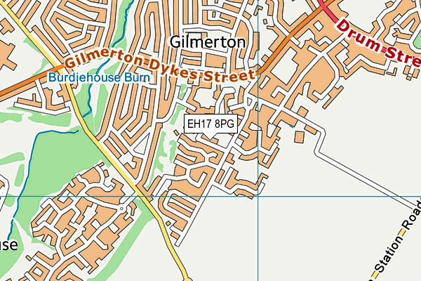 EH17 8PG map - OS VectorMap District (Ordnance Survey) EH17 8PG map - OS VectorMap District (Ordnance Survey)