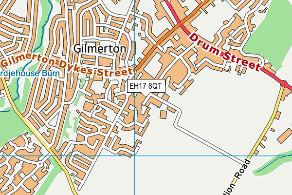 EH17 8QT map - OS VectorMap District (Ordnance Survey) EH17 8QT map - OS VectorMap District (Ordnance Survey)