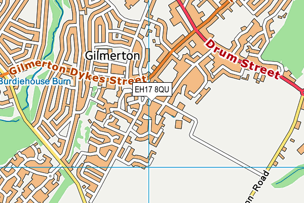 EH17 8QU map - OS VectorMap District (Ordnance Survey) EH17 8QU map - OS VectorMap District (Ordnance Survey)