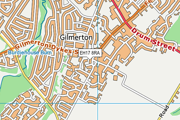 EH17 8RA map - OS VectorMap District (Ordnance Survey) EH17 8RA map - OS VectorMap District (Ordnance Survey)