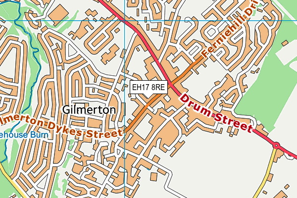 EH17 8RE map - OS VectorMap District (Ordnance Survey) EH17 8RE map - OS VectorMap District (Ordnance Survey)