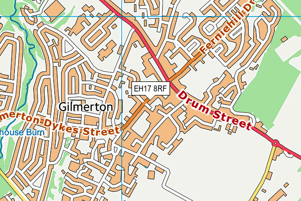 EH17 8RF map - OS VectorMap District (Ordnance Survey) EH17 8RF map - OS VectorMap District (Ordnance Survey)