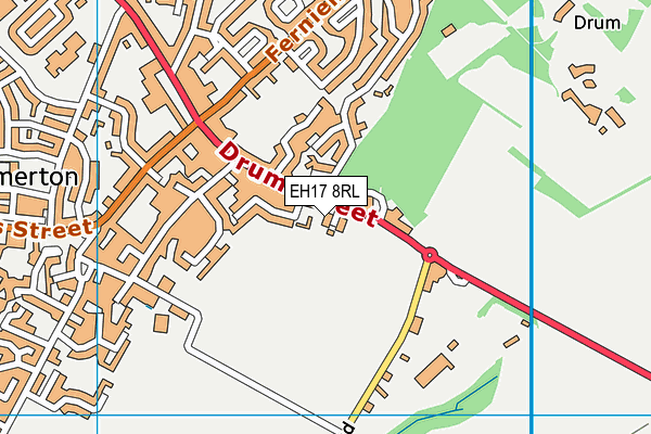 EH17 8RL map - OS VectorMap District (Ordnance Survey) EH17 8RL map - OS VectorMap District (Ordnance Survey)