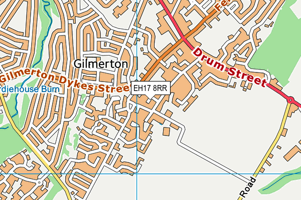 EH17 8RR map - OS VectorMap District (Ordnance Survey) EH17 8RR map - OS VectorMap District (Ordnance Survey)