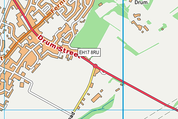 EH17 8RU map - OS VectorMap District (Ordnance Survey) EH17 8RU map - OS VectorMap District (Ordnance Survey)