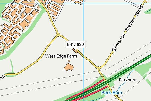 EH17 8SD map - OS VectorMap District (Ordnance Survey) EH17 8SD map - OS VectorMap District (Ordnance Survey)