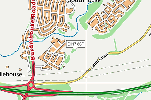 EH17 8SF map - OS VectorMap District (Ordnance Survey) EH17 8SF map - OS VectorMap District (Ordnance Survey)