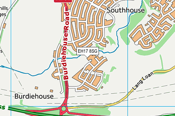 EH17 8SG map - OS VectorMap District (Ordnance Survey) EH17 8SG map - OS VectorMap District (Ordnance Survey)