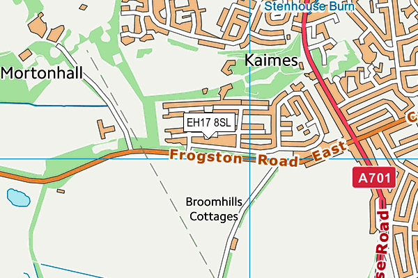 EH17 8SL map - OS VectorMap District (Ordnance Survey) EH17 8SL map - OS VectorMap District (Ordnance Survey)