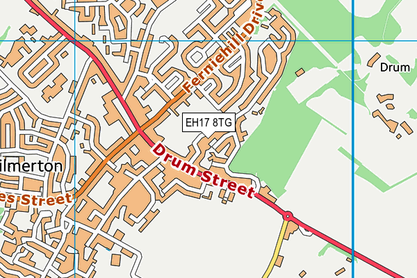 EH17 8TG map - OS VectorMap District (Ordnance Survey) EH17 8TG map - OS VectorMap District (Ordnance Survey)