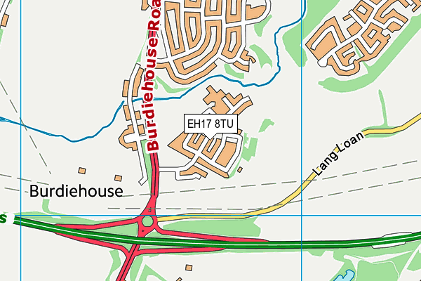 EH17 8TU map - OS VectorMap District (Ordnance Survey) EH17 8TU map - OS VectorMap District (Ordnance Survey)