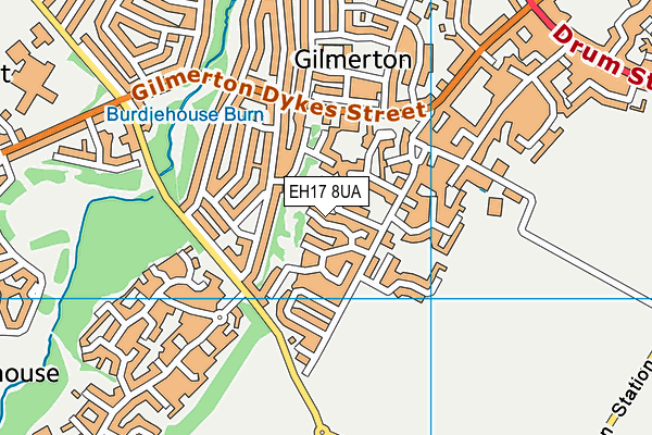 EH17 8UA map - OS VectorMap District (Ordnance Survey) EH17 8UA map - OS VectorMap District (Ordnance Survey)