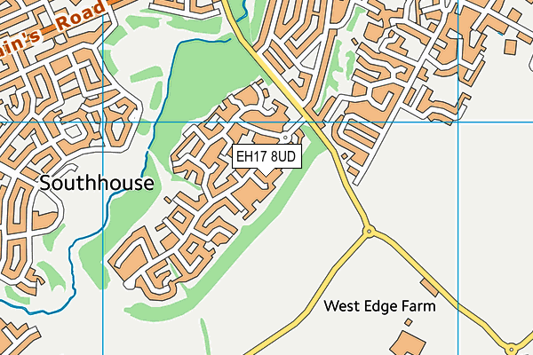 EH17 8UD map - OS VectorMap District (Ordnance Survey) EH17 8UD map - OS VectorMap District (Ordnance Survey)