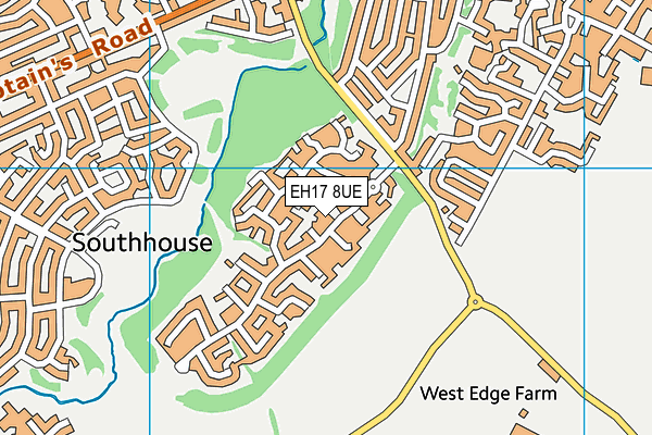 EH17 8UE map - OS VectorMap District (Ordnance Survey) EH17 8UE map - OS VectorMap District (Ordnance Survey)