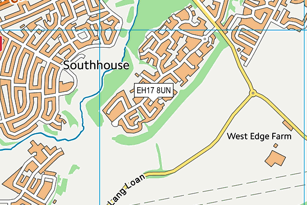 EH17 8UN map - OS VectorMap District (Ordnance Survey) EH17 8UN map - OS VectorMap District (Ordnance Survey)