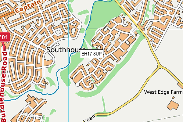 EH17 8UP map - OS VectorMap District (Ordnance Survey) EH17 8UP map - OS VectorMap District (Ordnance Survey)