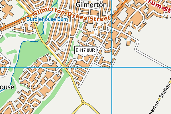 EH17 8UR map - OS VectorMap District (Ordnance Survey) EH17 8UR map - OS VectorMap District (Ordnance Survey)