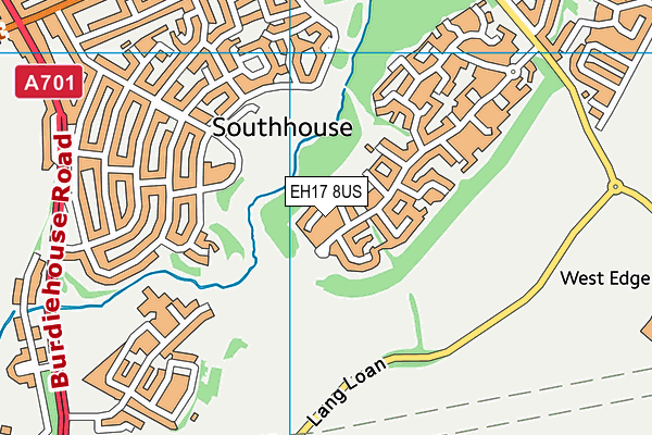 EH17 8US map - OS VectorMap District (Ordnance Survey) EH17 8US map - OS VectorMap District (Ordnance Survey)
