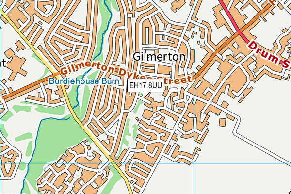 EH17 8UU map - OS VectorMap District (Ordnance Survey) EH17 8UU map - OS VectorMap District (Ordnance Survey)