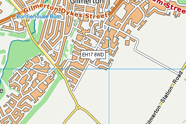 EH17 8WD map - OS VectorMap District (Ordnance Survey) EH17 8WD map - OS VectorMap District (Ordnance Survey)