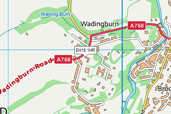 EH18 1HR map - OS VectorMap District (Ordnance Survey) EH18 1HR map - OS VectorMap District (Ordnance Survey)