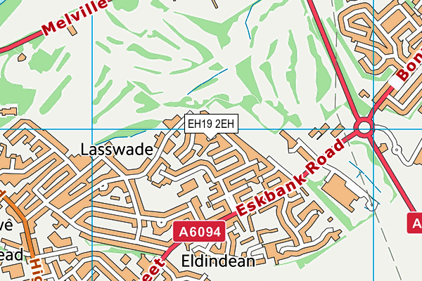 EH19 2EH map - OS VectorMap District (Ordnance Survey) EH19 2EH map - OS VectorMap District (Ordnance Survey)