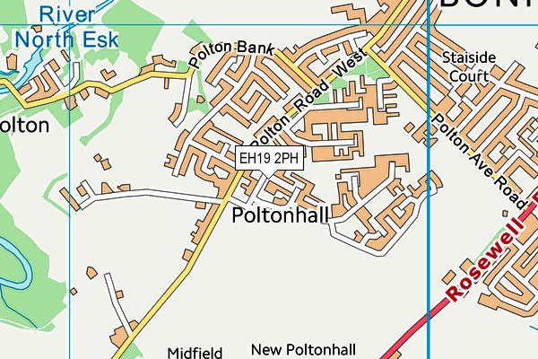 EH19 2PH map - OS VectorMap District (Ordnance Survey) EH19 2PH map - OS VectorMap District (Ordnance Survey)