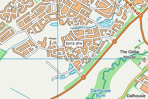 EH19 3FH map - OS VectorMap District (Ordnance Survey) EH19 3FH map - OS VectorMap District (Ordnance Survey)