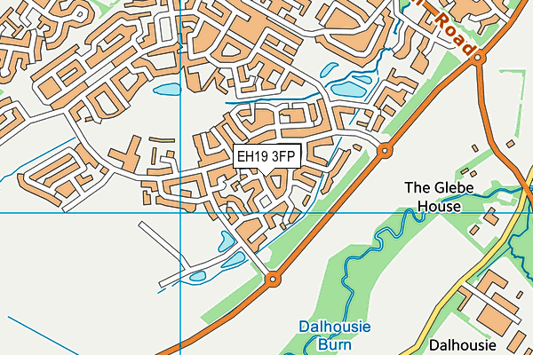 EH19 3FP map - OS VectorMap District (Ordnance Survey) EH19 3FP map - OS VectorMap District (Ordnance Survey)