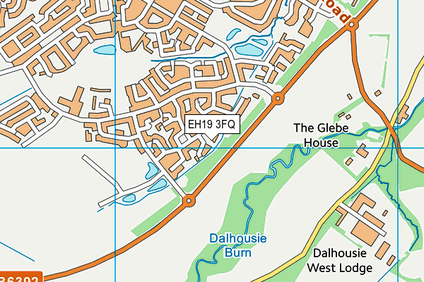 EH19 3FQ map - OS VectorMap District (Ordnance Survey) EH19 3FQ map - OS VectorMap District (Ordnance Survey)