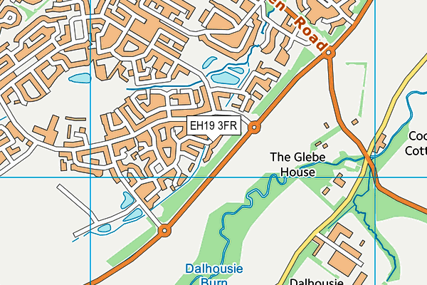EH19 3FR map - OS VectorMap District (Ordnance Survey) EH19 3FR map - OS VectorMap District (Ordnance Survey)