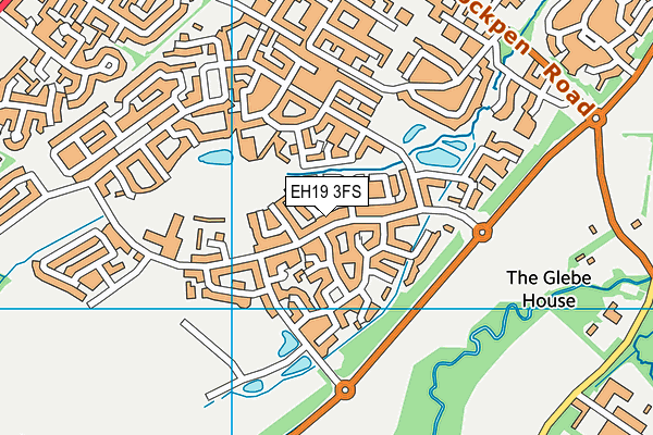 EH19 3FS map - OS VectorMap District (Ordnance Survey) EH19 3FS map - OS VectorMap District (Ordnance Survey)