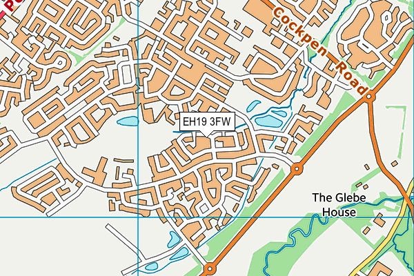 EH19 3FW map - OS VectorMap District (Ordnance Survey) EH19 3FW map - OS VectorMap District (Ordnance Survey)